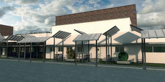 Office building 3d render